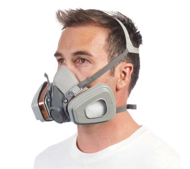 Mondmasker 3M met vervangbare filters 6002KIT-1, A2P2 organische dampen
