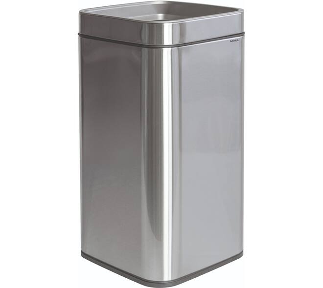 Afvalbak MAUL Prime 25 liter met inwerpopening rvs