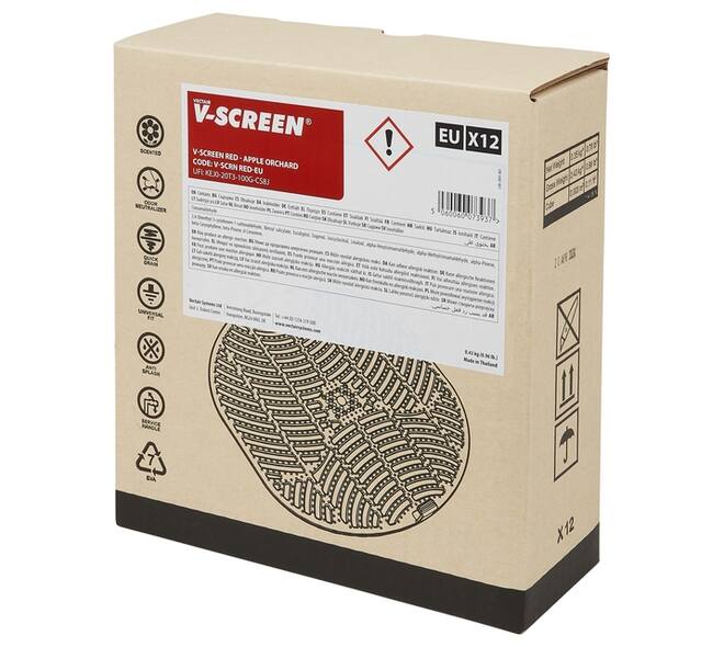 Urinoirmat V-screen Apple Orchard 12 stuks