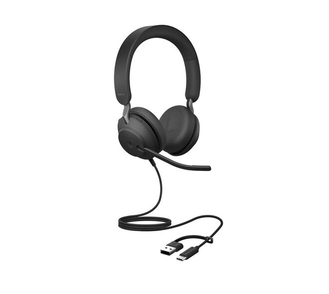 Headset Jabra Evolve2 40 SE USB C/A MS Stereo bedraad