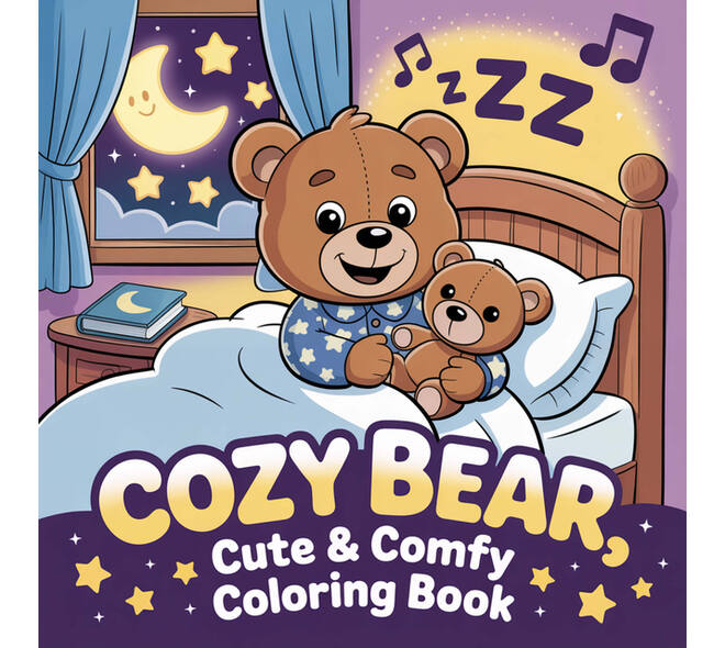 Kleurboek Cozy Bear 2
