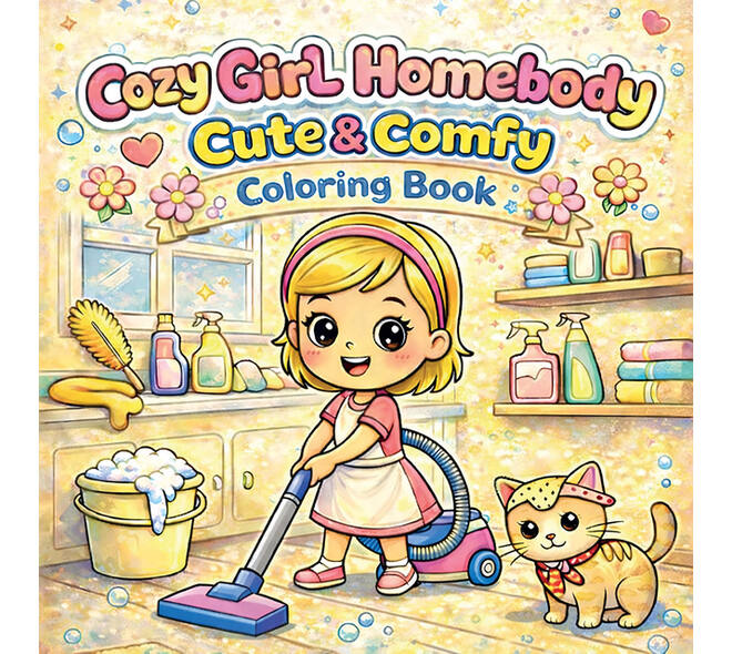 Kleurboek Cozy Girl Homebody Cute & Comfy