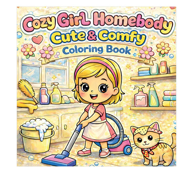 Kleurboek Cozy Girl Homebody Cute & Comfy