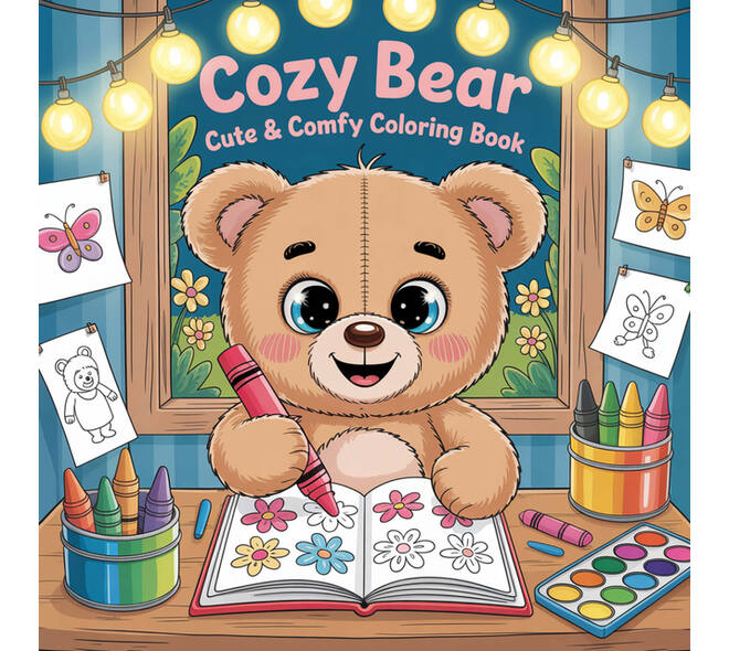 Kleurboek Cozy Bear 1