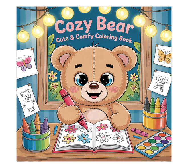 Kleurboek Cozy Bear 1