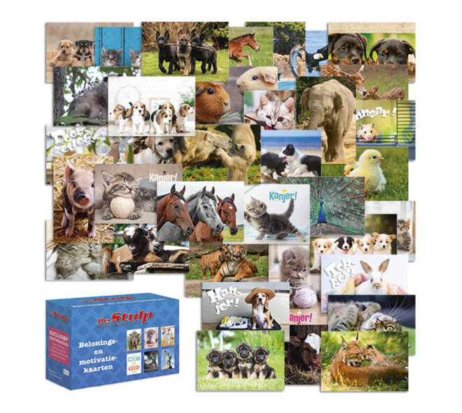 Beloningskaarten De Stulp dierenmix