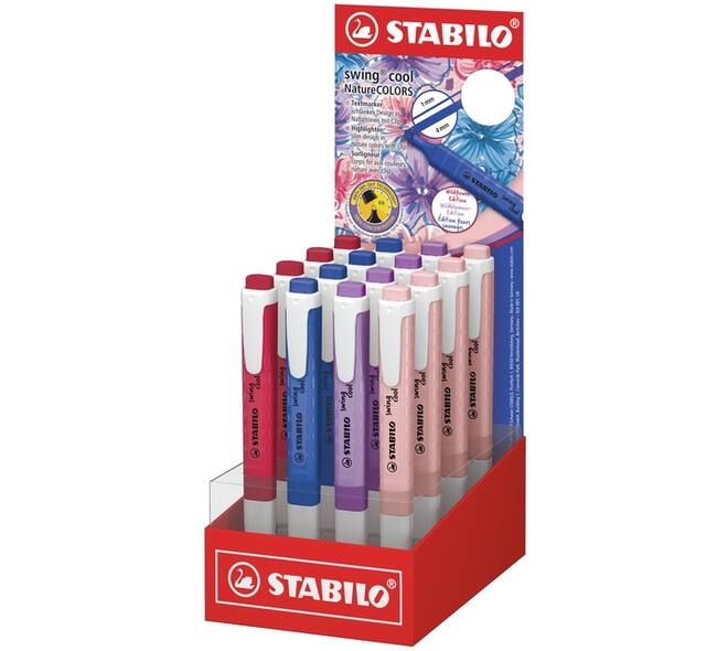 Markeerstift STABILO Swing cool Wldflower assorti