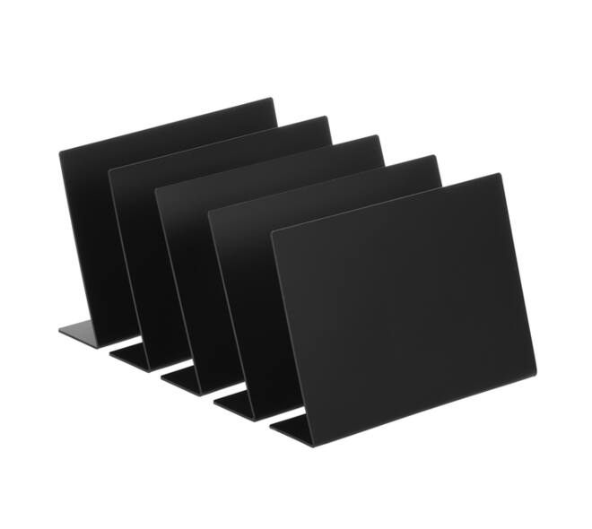 Krijtbord Europel L-standaard A4 horizontaal 5 stuks