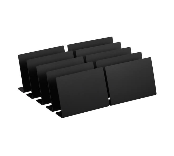Krijtbord Europel L-standaard A6 horizontaal 10 stuks