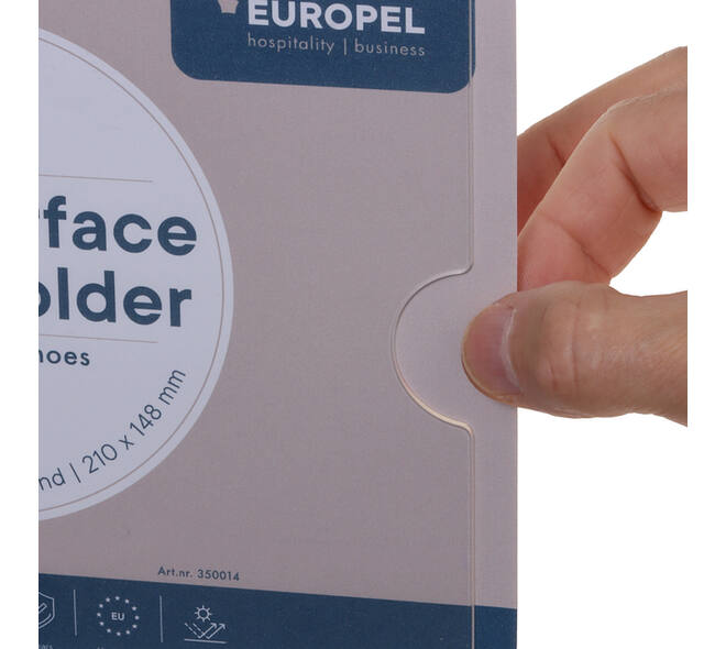 Posterhouder Europel zelfklevend A5 liggend 5 stuks