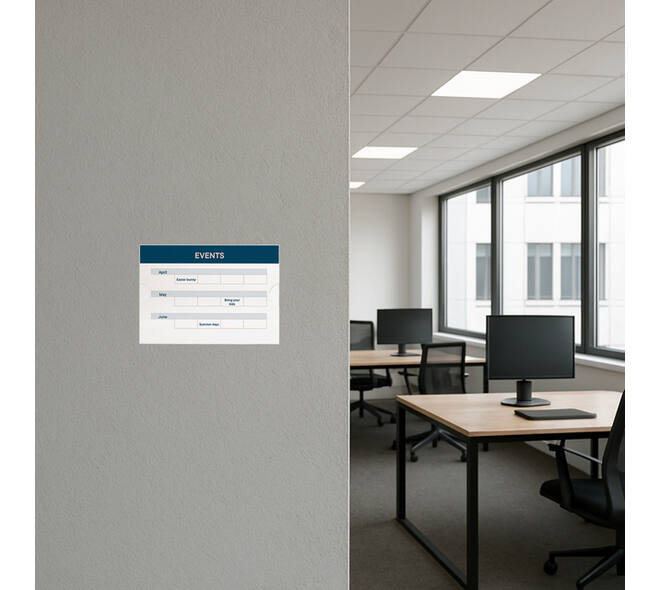 Posterhouder Europel zelfklevend A5 liggend 5 stuks