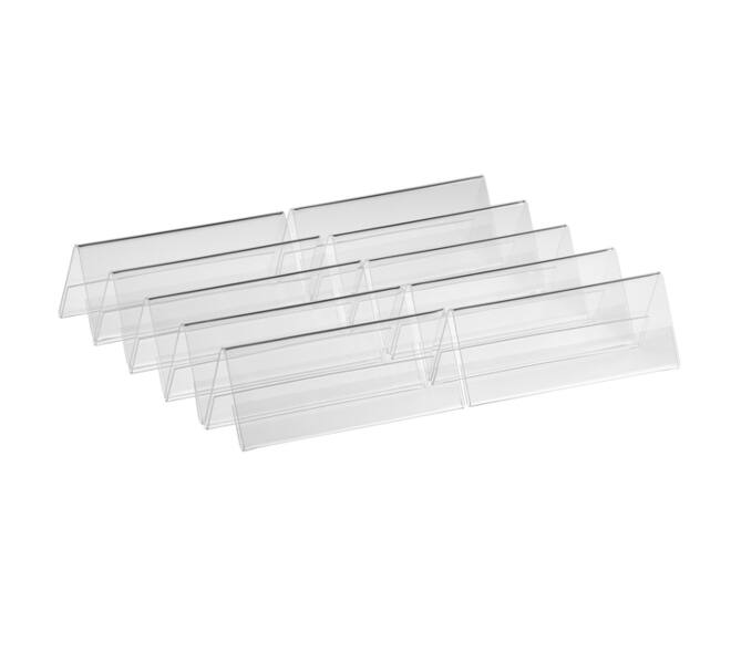 Tafelnaambord Europel A6 gevouwen 10 stuks
