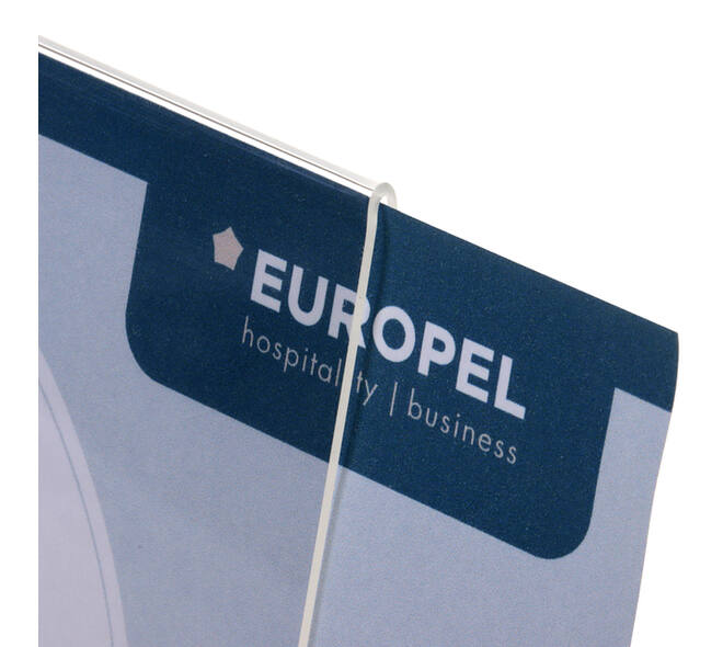 Kaarthouder Europel Budget L-standaard A5 liggend 5 stuks