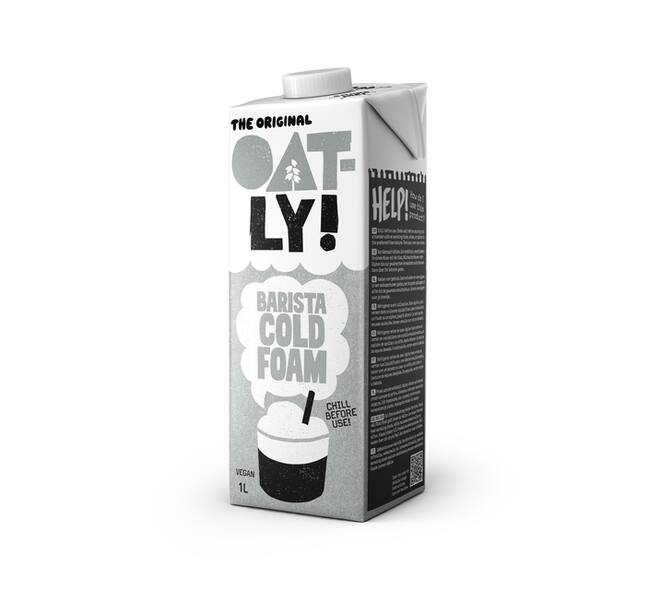 Topping Oatly Barista Cold Foam 1 liter