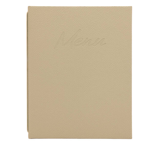 Menukaart Securit Signature A4 zand