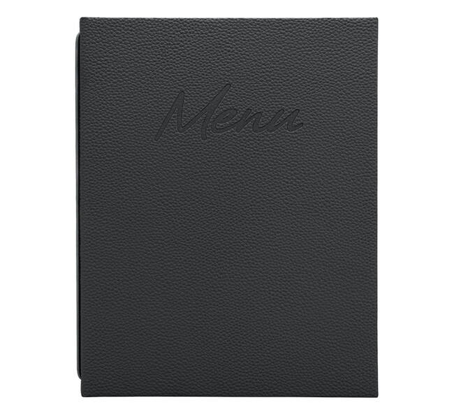 Menukaart Securit Signature A4 zwart