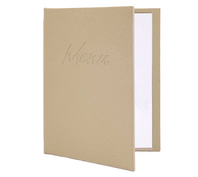 Menukaart Securit Signature A5 zand