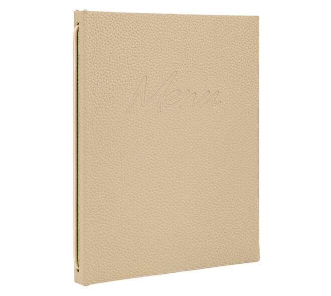 Menukaart Securit Signature A5 zand
