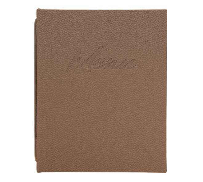 Menukaart Securit Signature A5 bruin