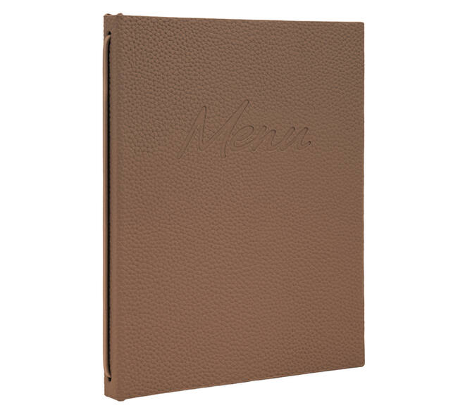 Menukaart Securit Signature A5 bruin
