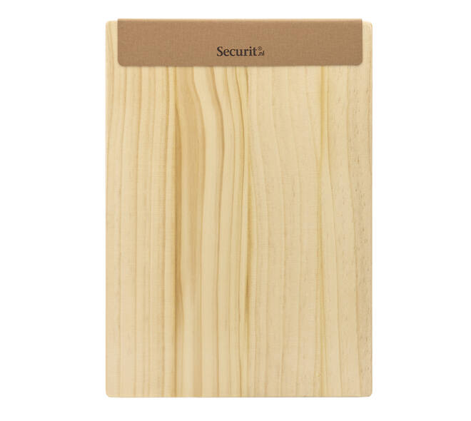 Menukaart Securit Signature klembord A4 licht hout bruin