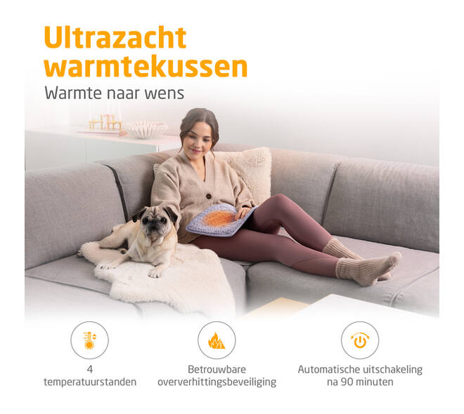 Warmtekussen Medisana HP 518 lila