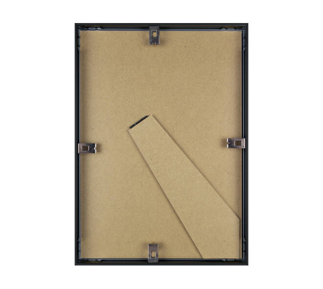 Fotolijst Seco A4 zwartkleurig geborsteld aluminium