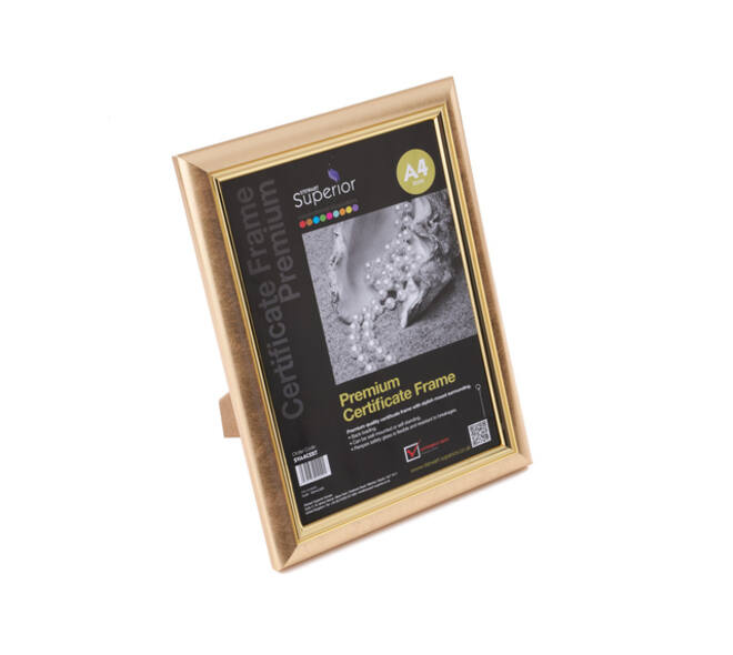 Fotolijst Seco A4 goud plexiglas