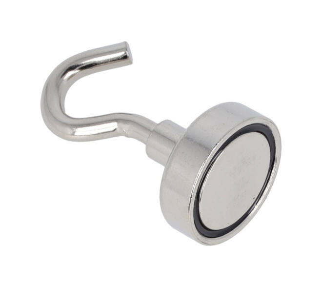 Magneet met haak Westcott 25mm zilver Trekkracht +/- 15kg