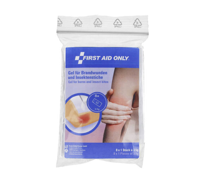 Brandwondengel First Aid Only 3,5g pak 8 stuks