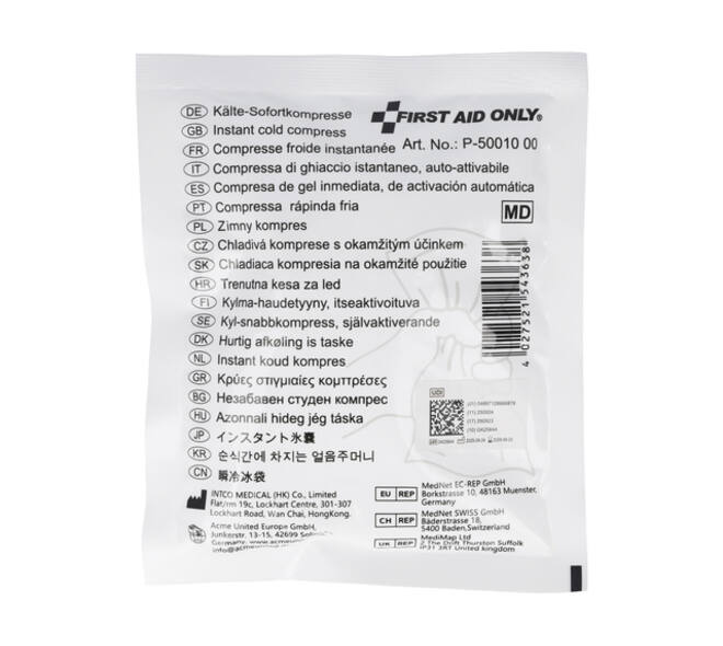 Koelkompres First Aid Only eenmalig