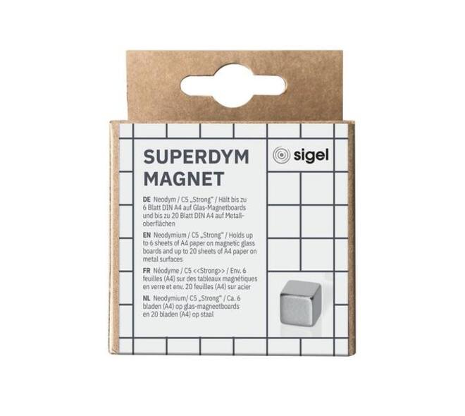 Magneten Sigel Be!board 8 stuks vierkant