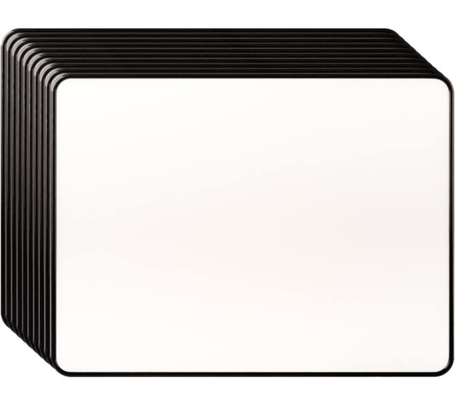 Wisbord Legamaster gelakt staal geruit + blanco