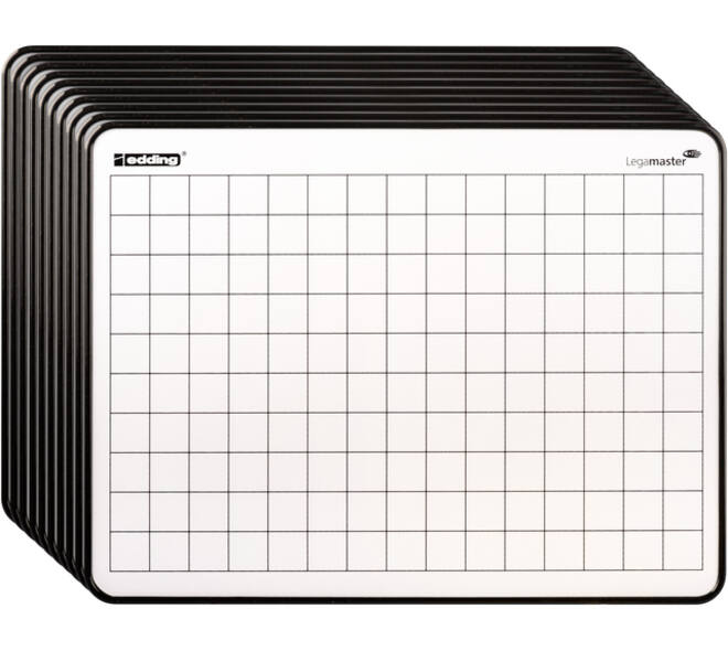 Wisbord Legamaster melamine geruit + blanco
