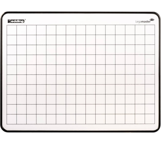 Wisbord Legamaster melamine geruit + blanco