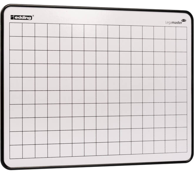 Wisbord Legamaster melamine geruit + blanco