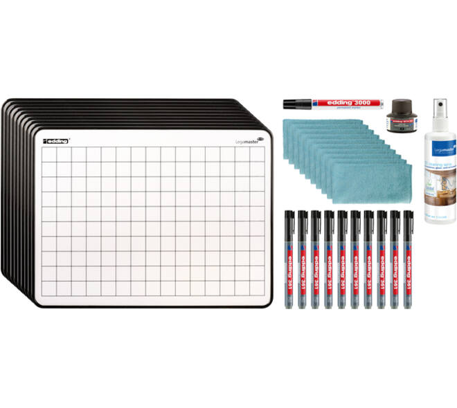 Wisbord Legamaster melamine starterset 33-delig