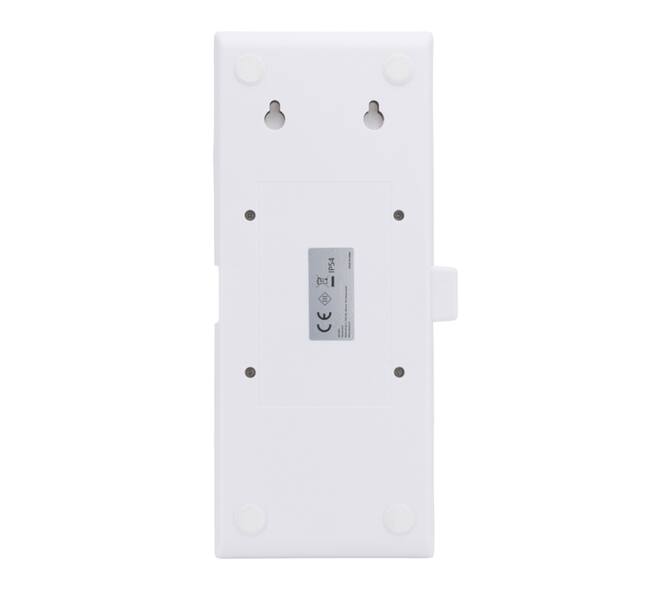 Theelicht Securit Amsterdam LED warmwit met oplaadstation 12 stuks wit