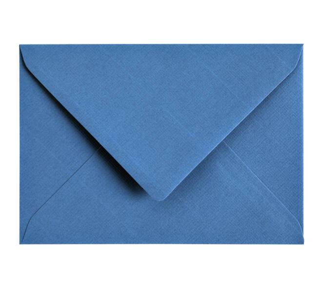 Envelop Papicolor C6 114x162mm donkerblauw pak à 6 stuks