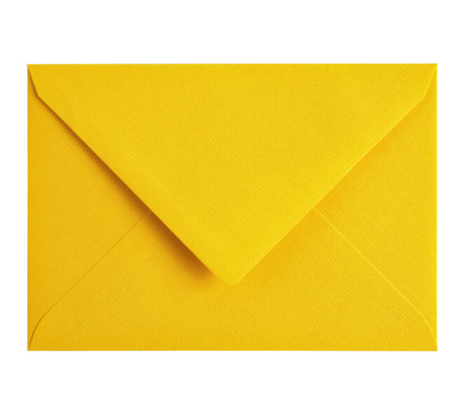 Envelop Papicolor C6 114x162mm dottergeel pak à 6 stuks