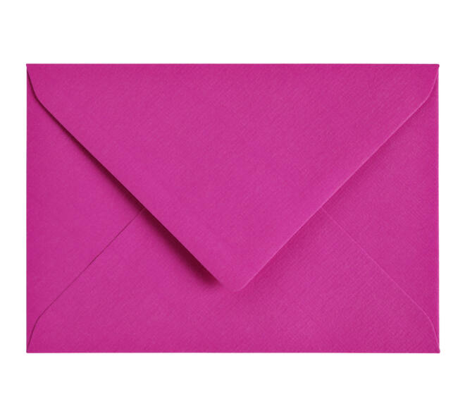 Envelop Papicolor C6 114x162mm felroze pak à 6 stuks