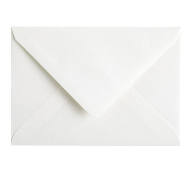 Envelop Papicolor C6 114x162mm hagelwit pak à 6 stuks