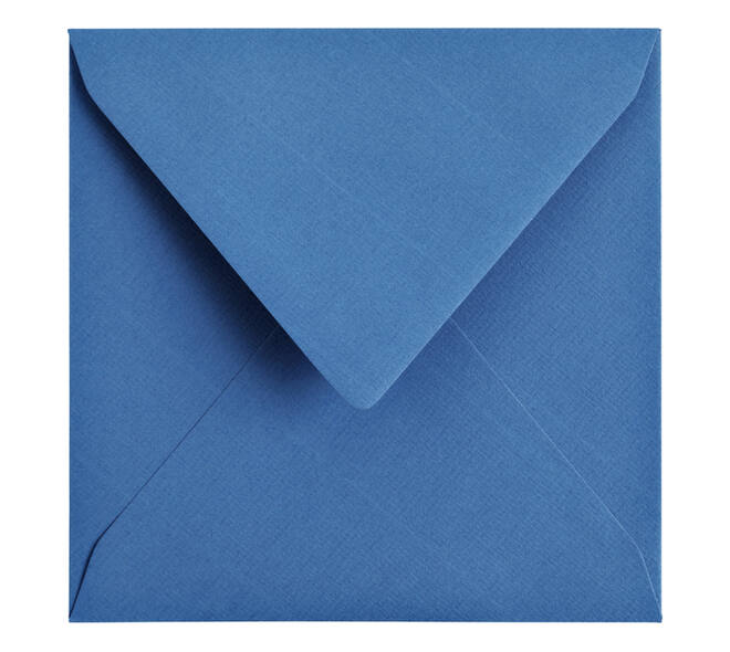 Envelop Papicolor 140x140mm donkerblauw pak à 6 stuks