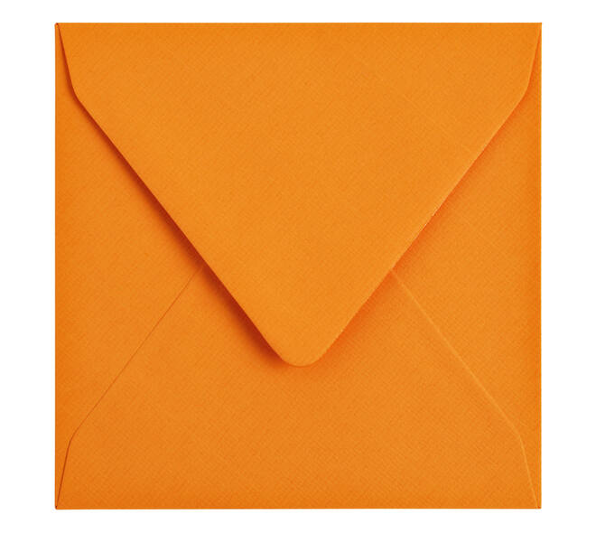 Envelop Papicolor 140x140mm oranje pak à 6 stuks