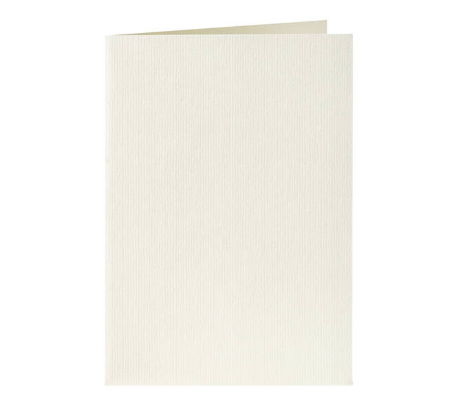 Correspondentiekaart Papicolor dubbel 105x148mm anjerwit pak à 6 stuks