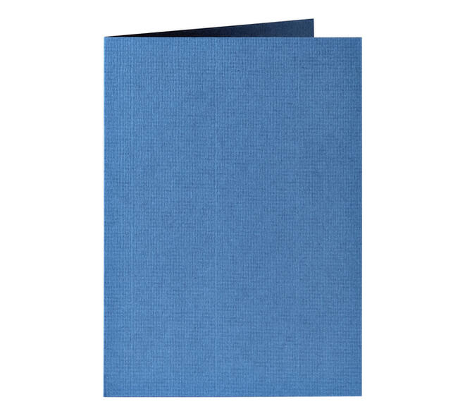 Correspondentiekaart Papicolor dubbel 105x148mm donkerblauw pak à 6 stuks