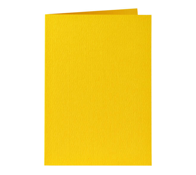 Correspondentiekaart Papicolor dubbel 105x148mm dottergeel pak à 6 stuks