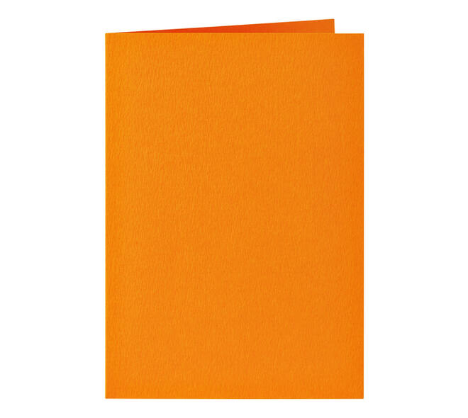Correspondentiekaart Papicolor dubbel 105x148mm oranje pak à 6 stuks