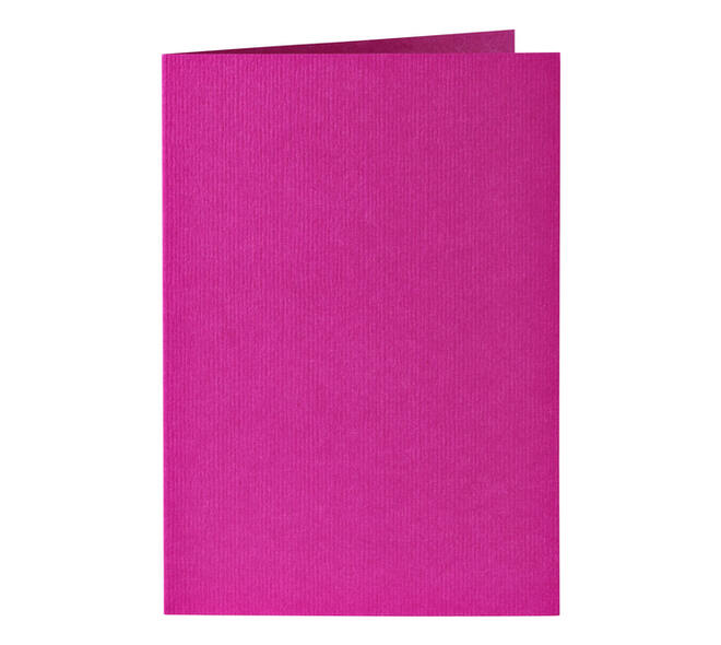 Correspondentiekaart Papicolor dubbel 105x148mm felroze pak à 6 stuks
