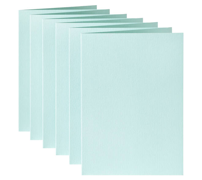 Correspondentiekaart Papicolor dubbel 105x148mm zeegroen pak à 6 stuks